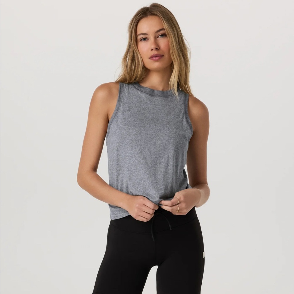 Gray Sleeveless Women's Top
